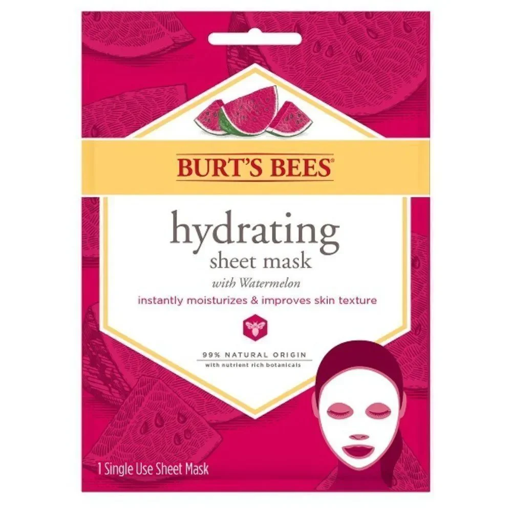 Burt's Bees Hydrating Sheet Mask With Watermelon